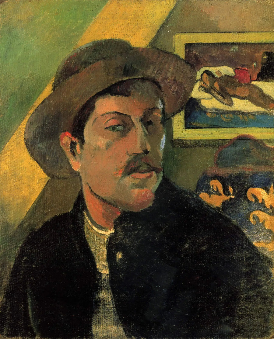 Itseportraietti hatussa - Paul Gauguin