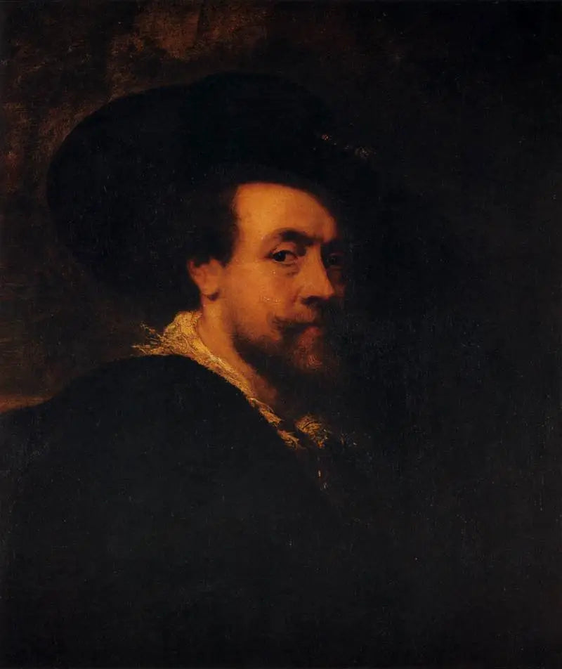 Itsekuva itsellä hatussa - Peter Paul Rubens
