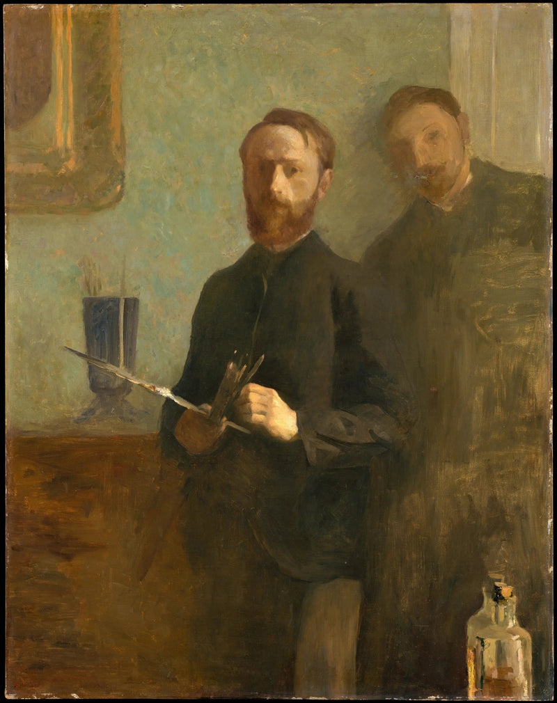 Itsekuvaus Waroquyn kanssa - Édouard Vuillard