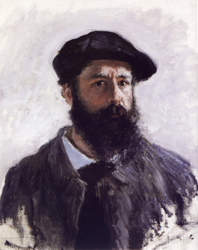Omakuva W1078-barettia yllään - Claude Monet
