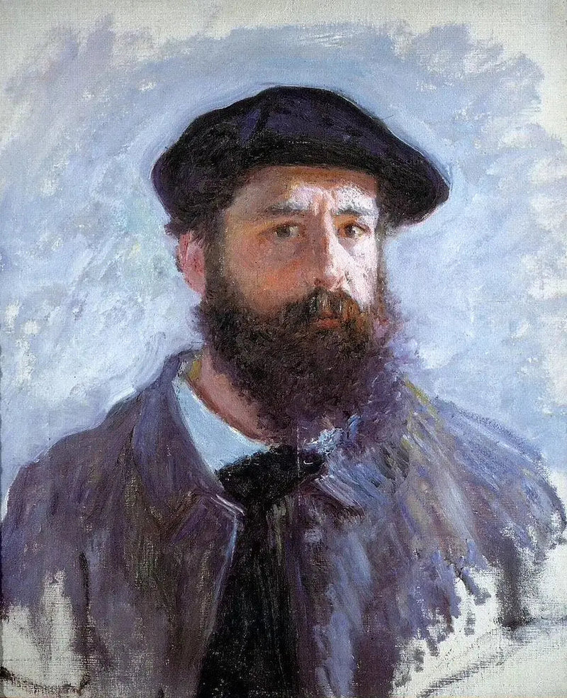 Omakuva barettihattu päässä - Claude Monet