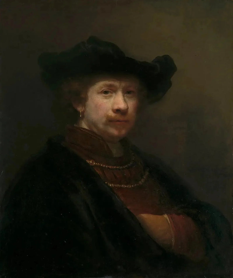 Taiteilijan muotokuva, maalattu vuonna 1641 - Rembrandt