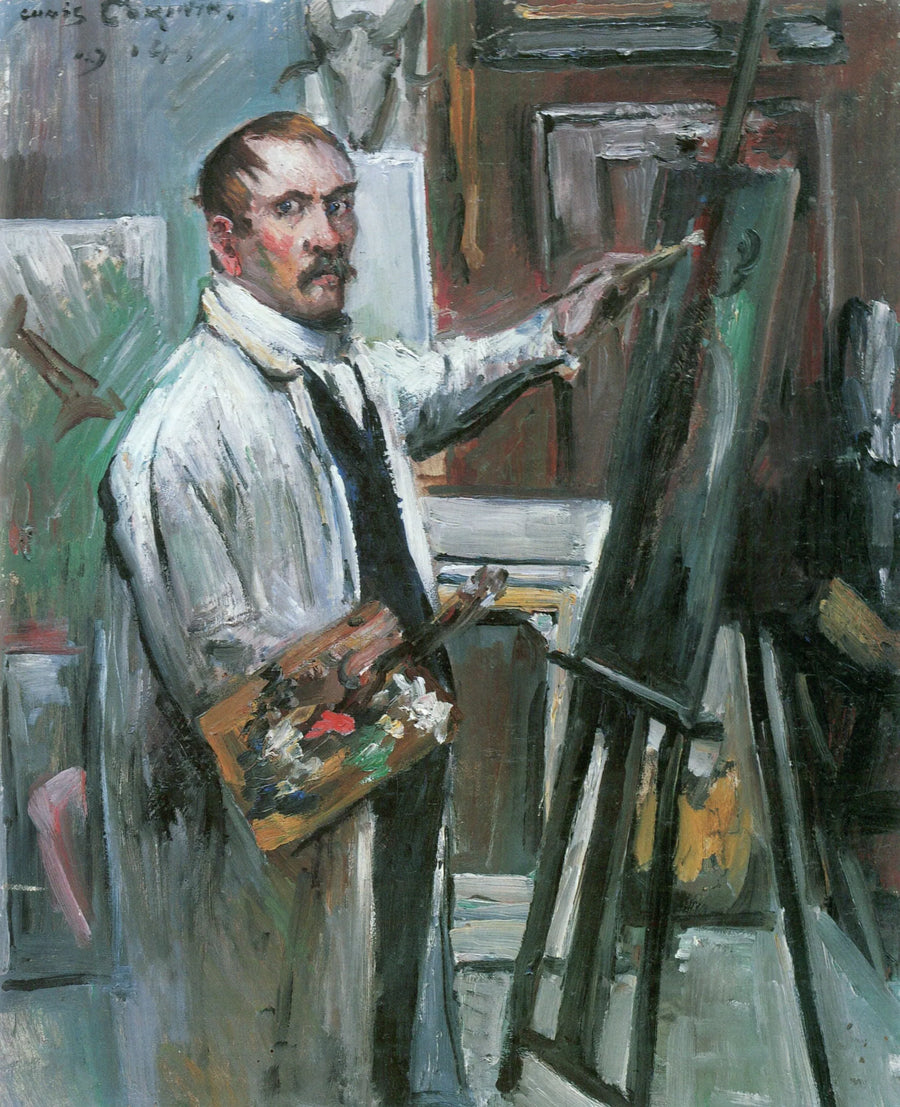Omakuva studiossa - Lovis Corinth