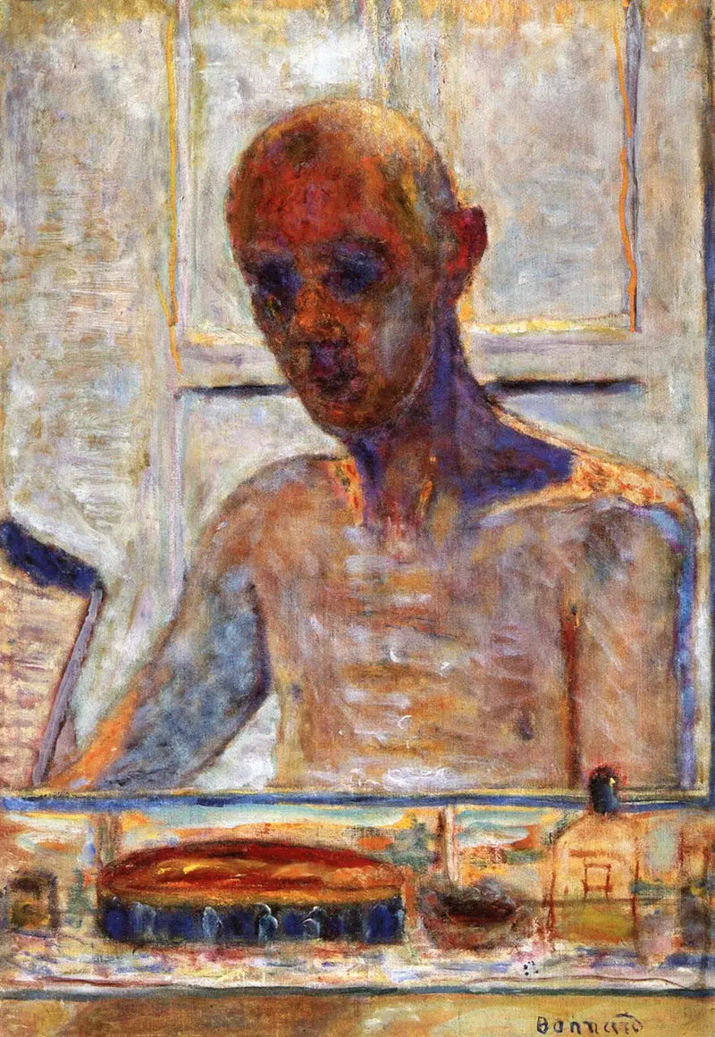 Itseportraiitti peilissä wc:ssä - Pierre Bonnard