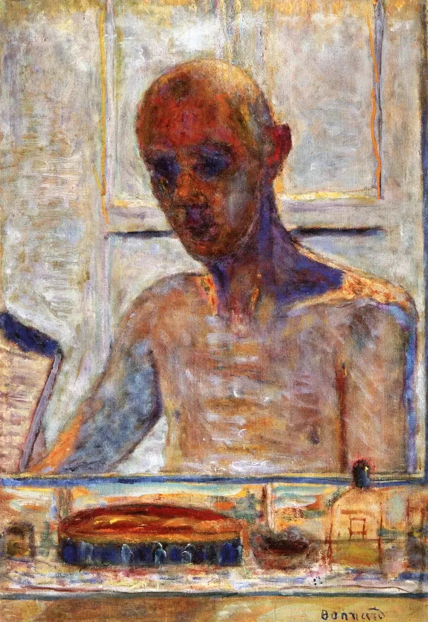 Itseportraiitti peilissä wc:ssä - Pierre Bonnard