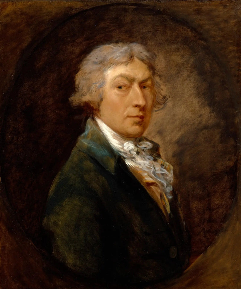 Thomas Gainsborough, R.A.:n omaelämäkerta-öljymaalaus