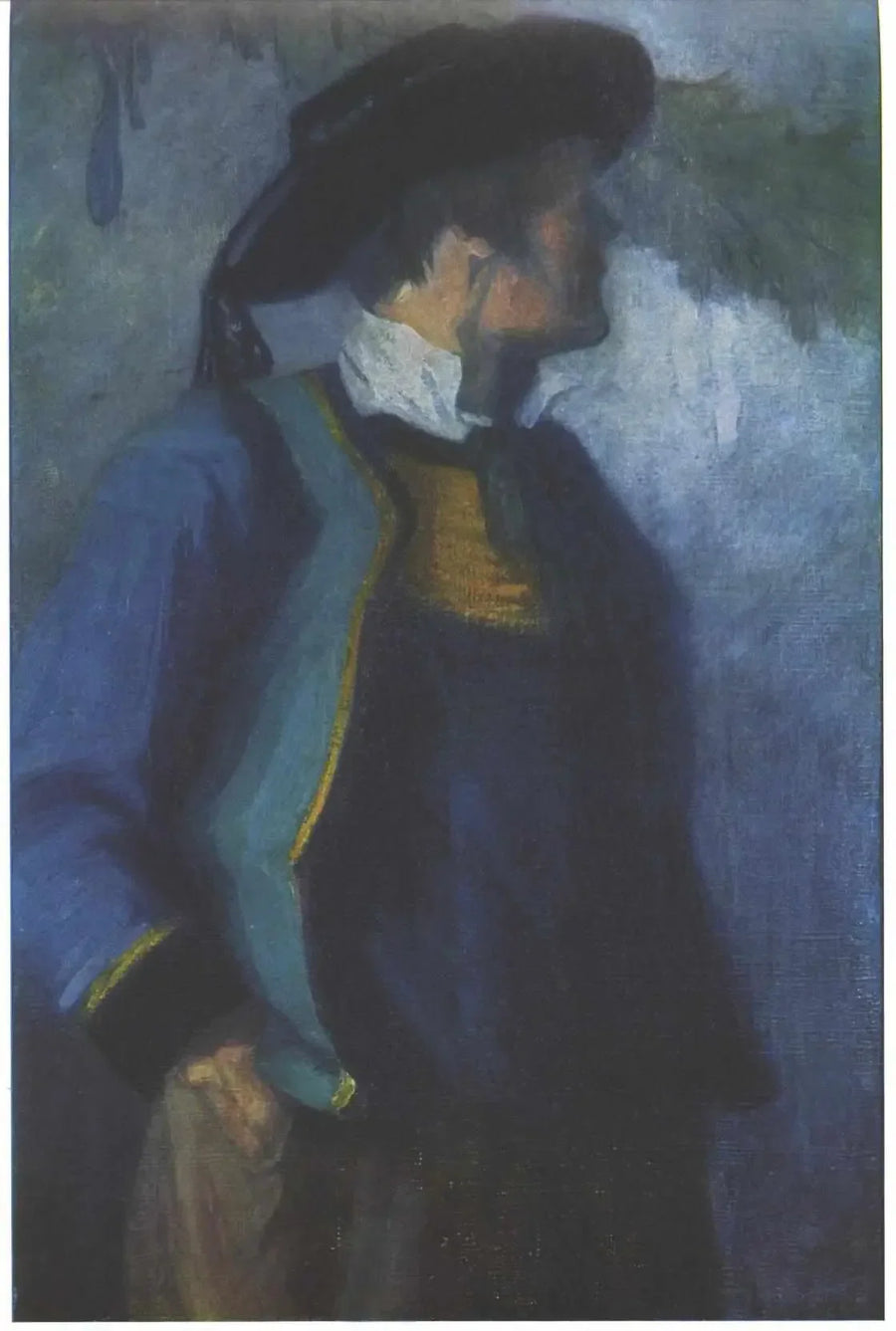 Itsepotretti bretonin puvussa - Franz Marc