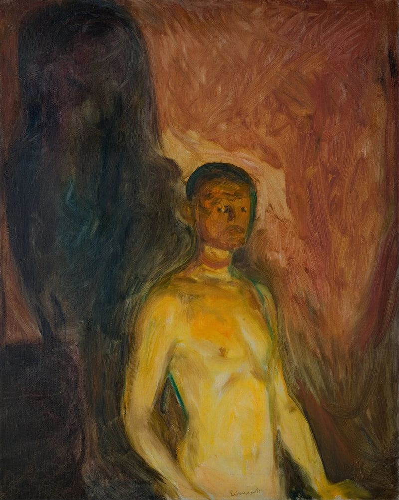 Itsepotretti helvetissä - Edvard Munch