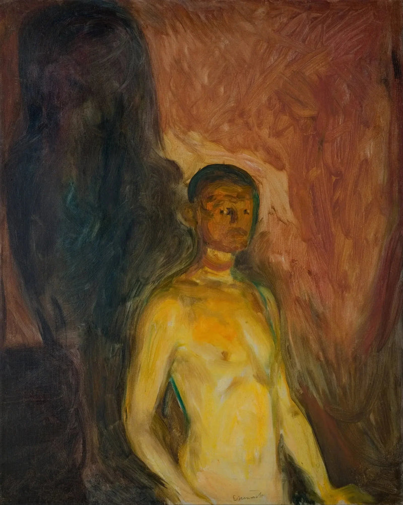 Itsepotretti helvetissä - Edvard Munch