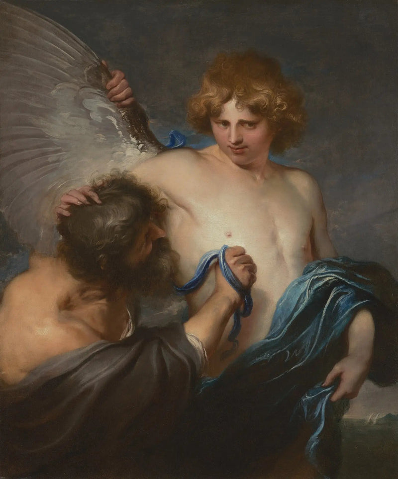Itsekuva Ikaroksen kanssa Daidaloksen - Antoine van Dyck