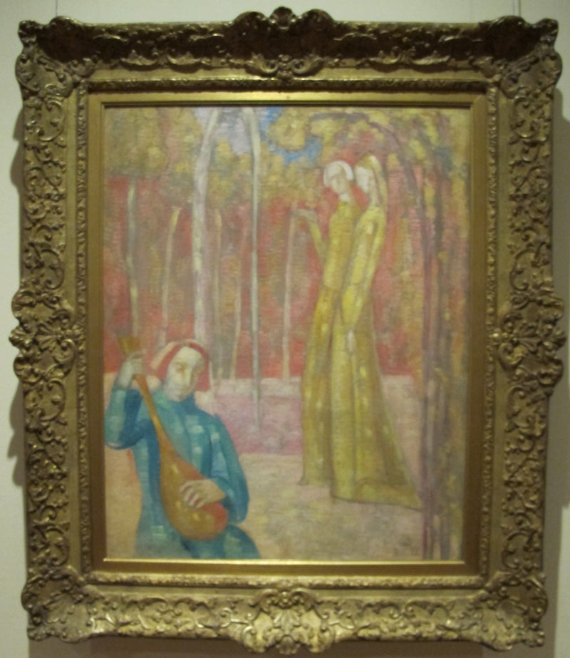 Itsekuvaelma trubaduurina - Émile Bernard