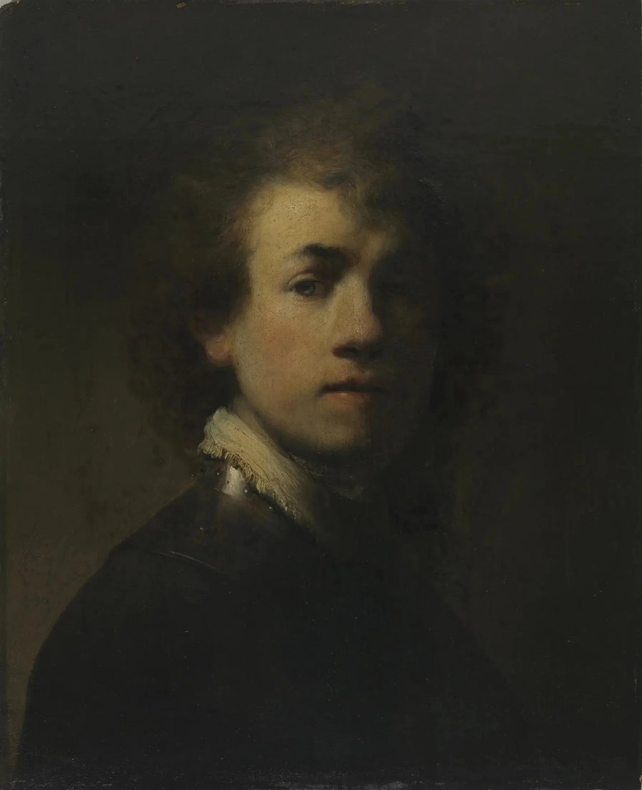 Itsepotretti gorgerinilla - Rembrandt