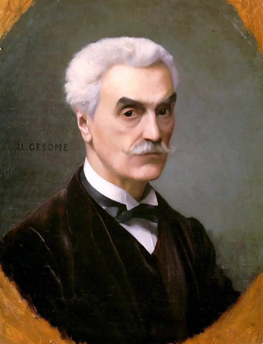 Reproduction du tableau « Autoportrait - Jean-Léon Gérôme » par Alpha Reproduction en peinture à l’huile