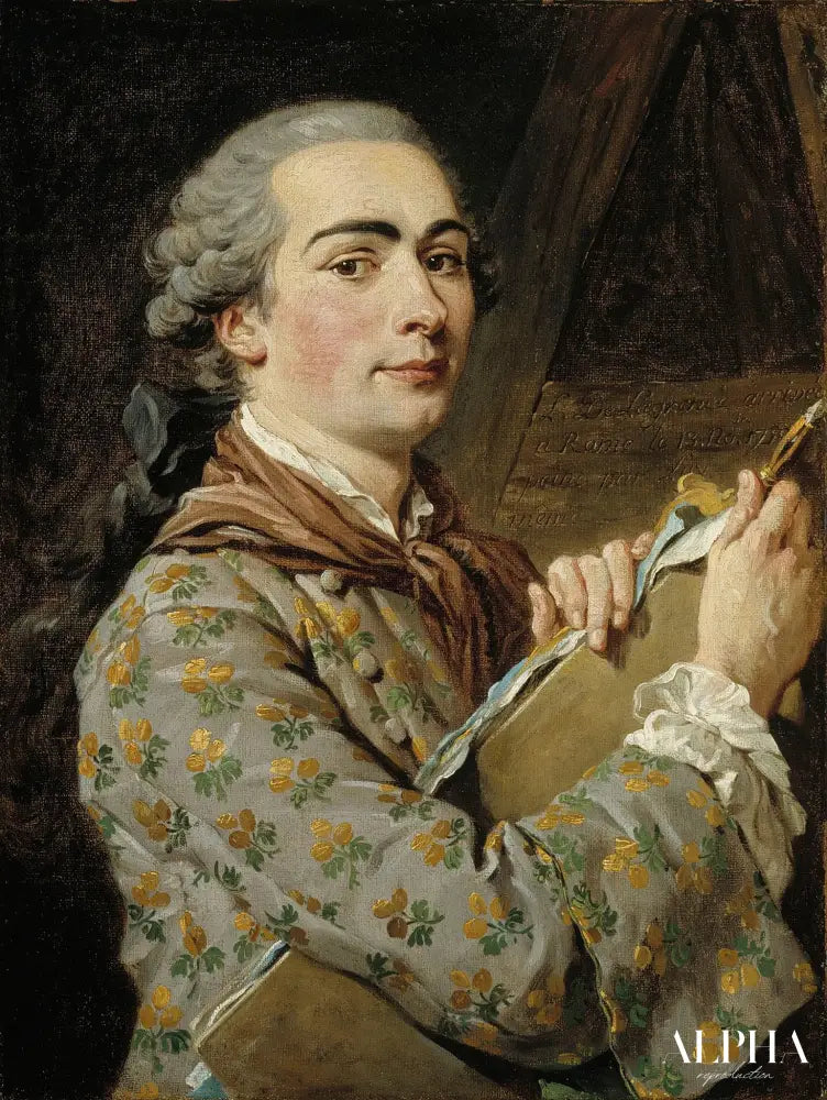 Autoportrait - Louis Jean François Lagrenée - Reproductions de tableaux et peintures haut de gamme