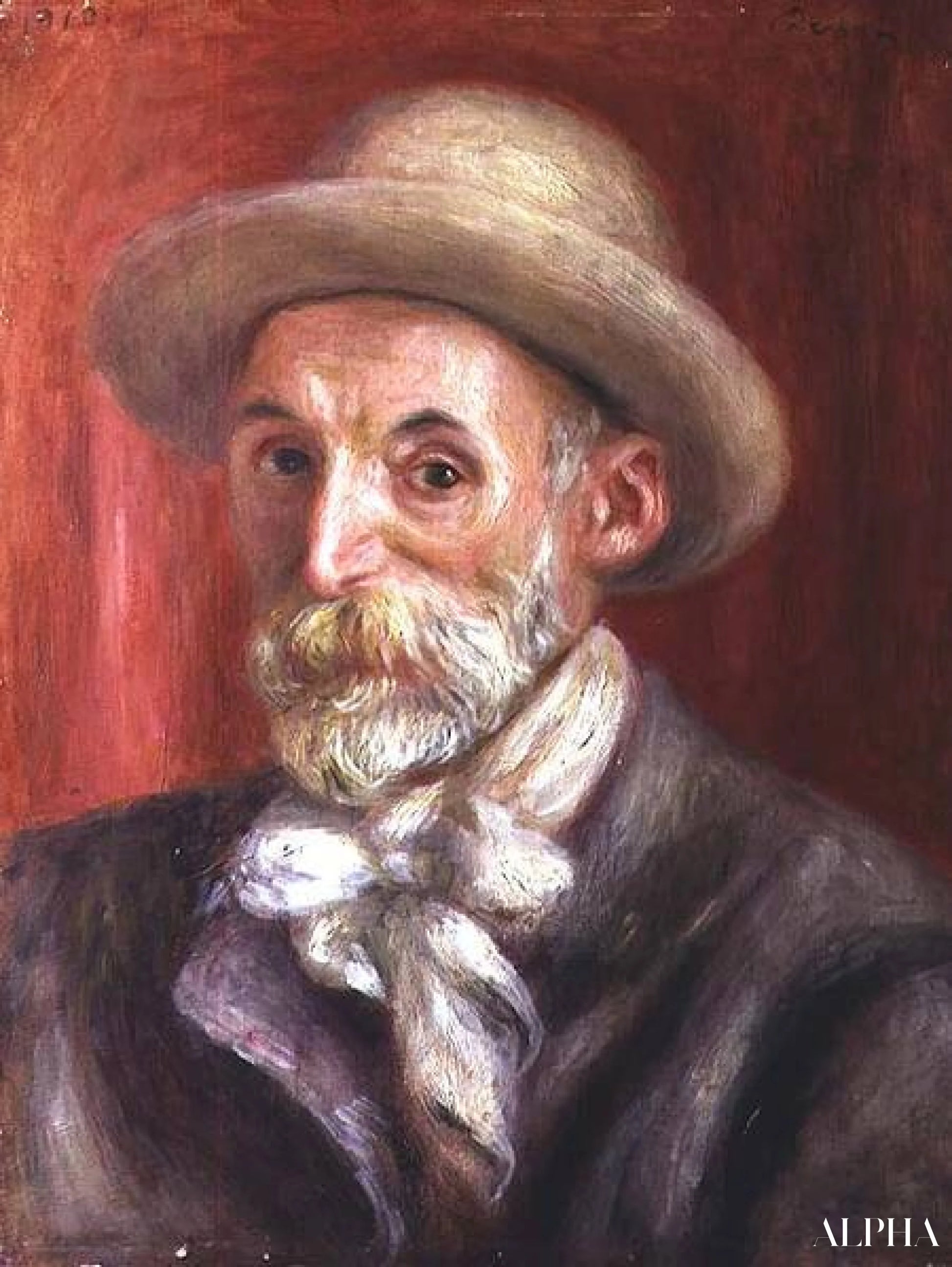 Autoportrait - Pierre-Auguste Renoir - Reproductions de tableaux et peintures haut de gamme