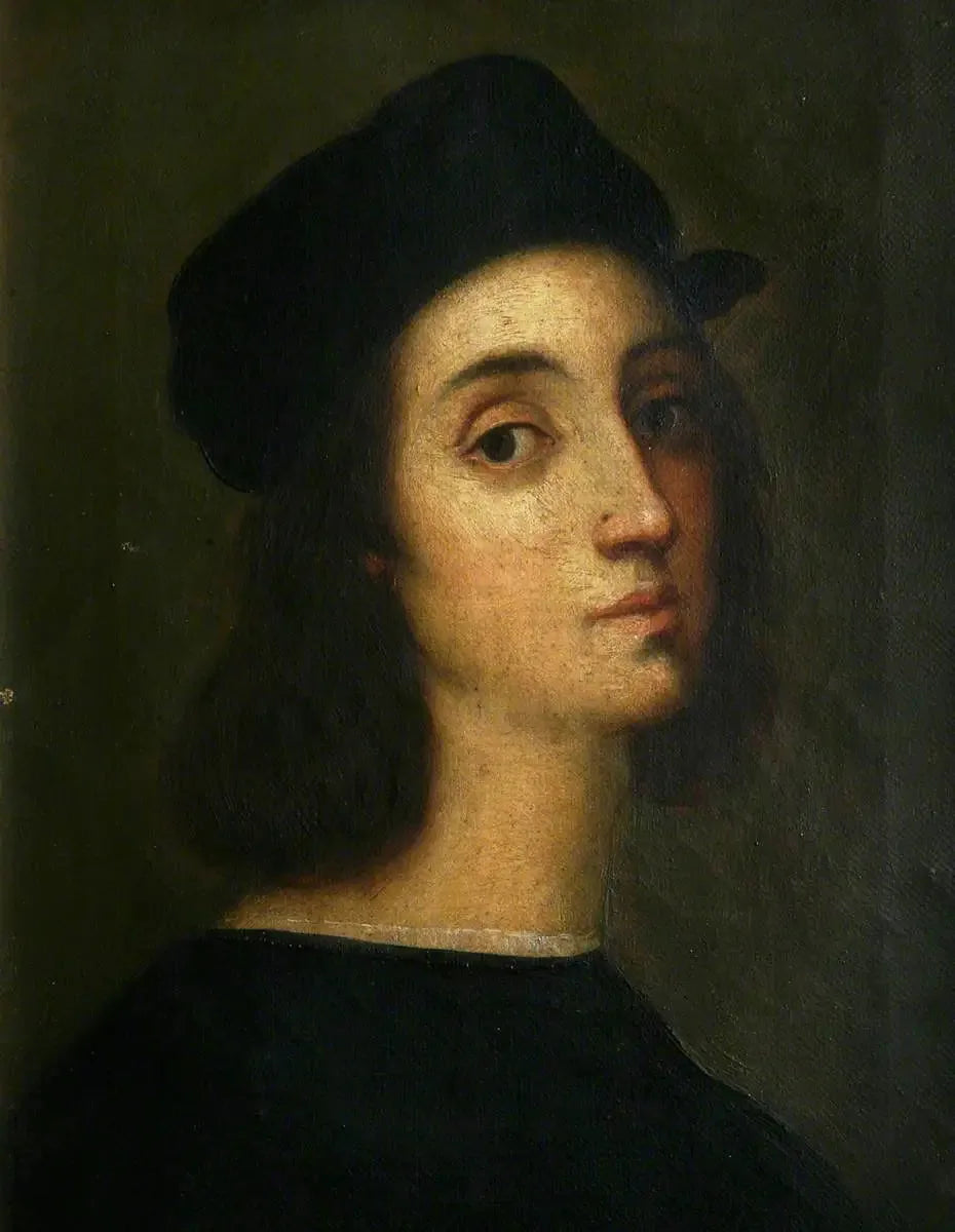 Autoportrait - Raphaël Sanzio image 1 reproduction de peinture à l’huile