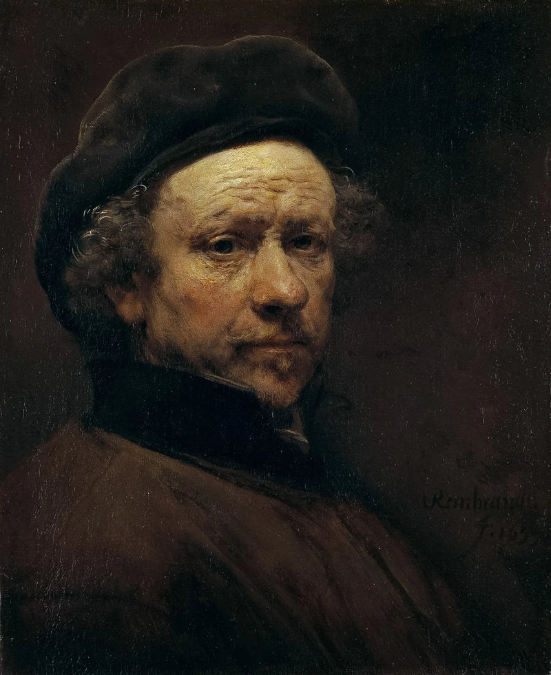 Itsepotretti 51-vuotiaana - Rembrandt