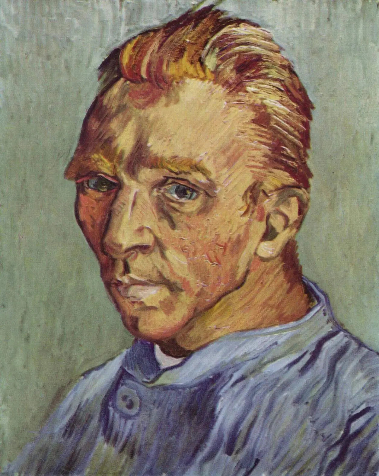 Autoportrait sans barbe de Vincent van Gogh, fin septembre 1889, collection particulière