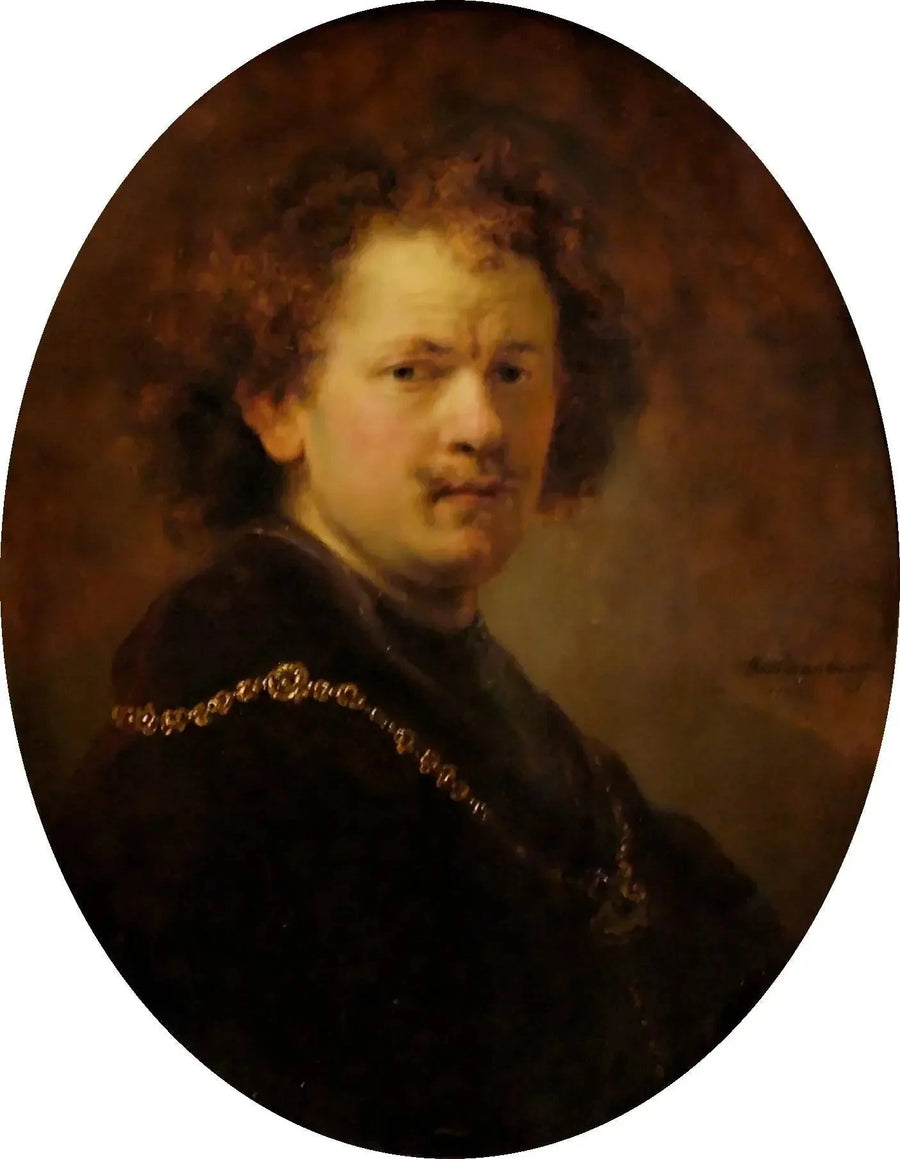 Taiteilijan muotokuva paljaalla päällä - Rembrandt