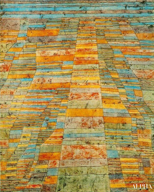 Autoroutes et chemins de traverse - Paul Klee - Reproductions de tableaux et peintures haut de gamme