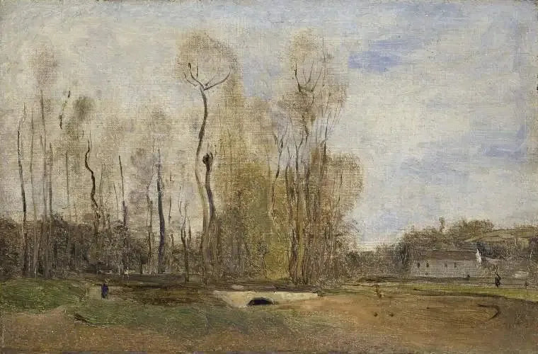 Auvers-sur-Oise : Daubignyn tamma - Jean-Baptiste Camille Corot