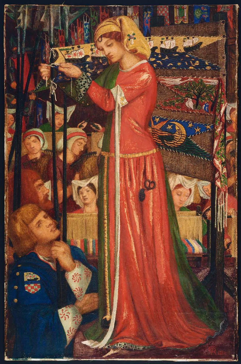 Ennen taistelua - Dante Gabriel Rossetti