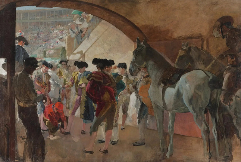Ennen härkätaistelua - Joaquín Sorolla
