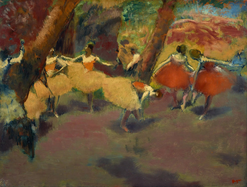 Ennen esitystä - Edgar Degas