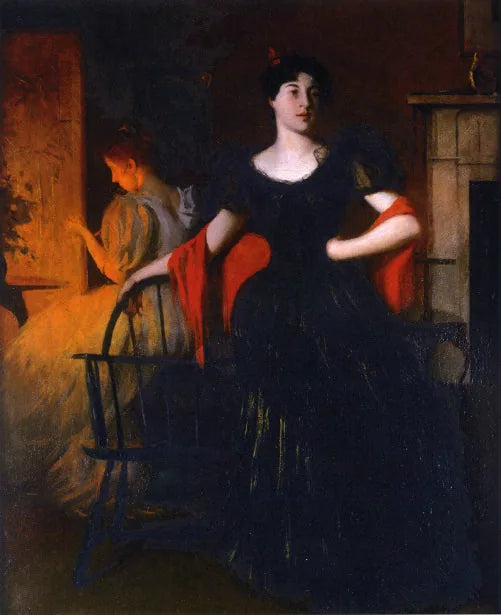 Ennen tanssia - Frank Weston Benson