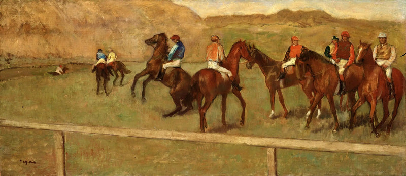 Ennen lähtöä - Edgar Degas