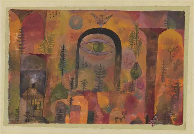 Kotkan kanssa - Paul Klee