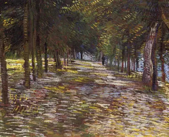 Parc Voyer d'Argensonin katu Asnières'ssa - Vincent van Gogh
