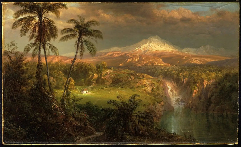 Väliaikaiset vastapäiväiset passaatit tropiikeilla - Frederic Edwin Church