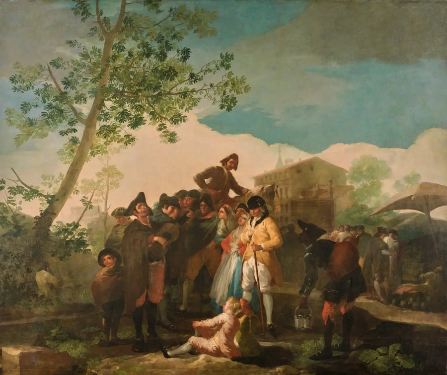 Sokea kitaraa soittamassa - Francisco de Goya