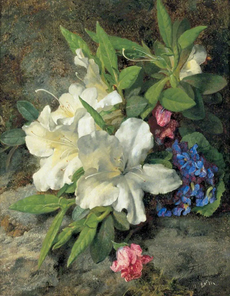 Valkoiset atsaleat - Henri Fantin-Latour