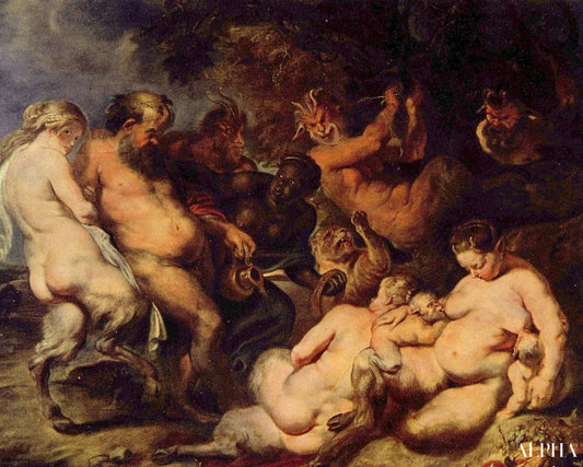 Bacchanalia - Peter Paul Rubens - Korkealaatuiset taulujen ja maalauksien reproduktiot