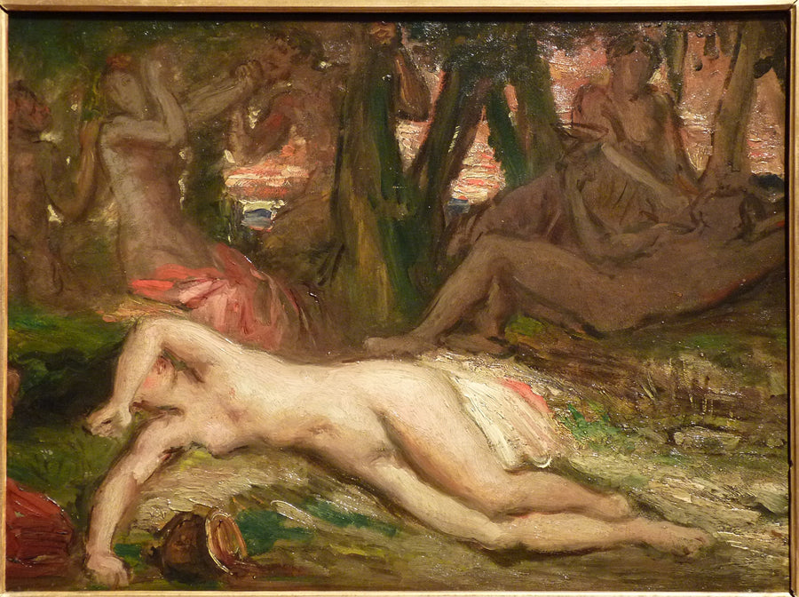 Bacchante ja satyyrit - Théodore Chassériau