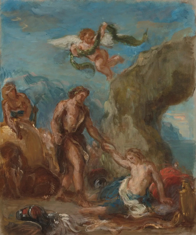 Bacchus ja Ariadne (Luonnos 