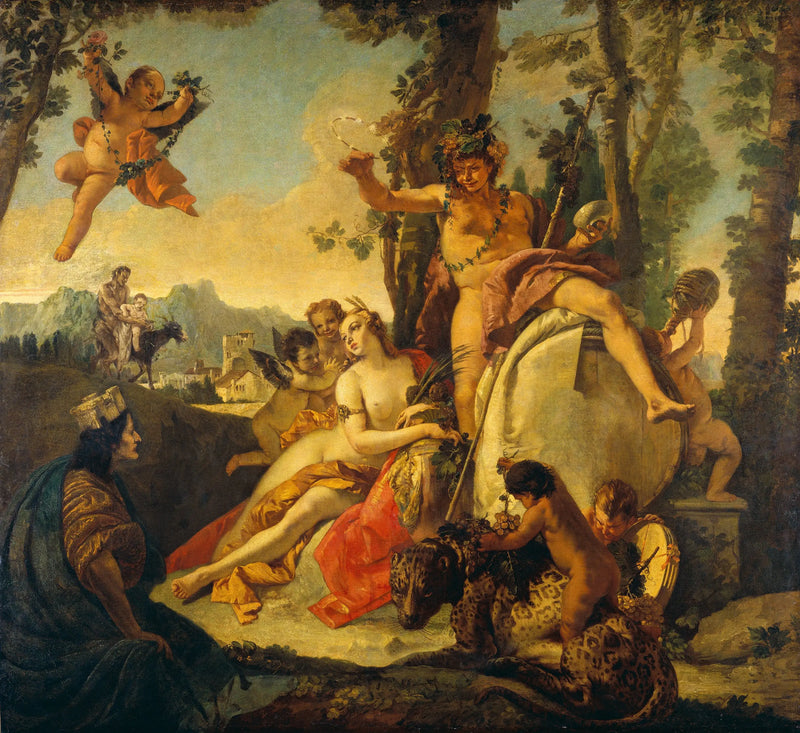 Bacchus ja Ariadne - Giovanni Battista Tiepolo