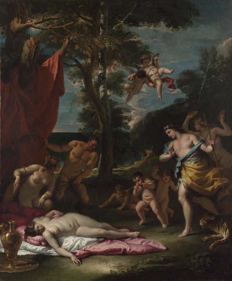 Bacchus ja Ariadne - Sebastiano Ricci
