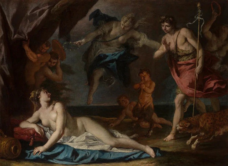 Bacchus ja Ariadne - Sebastiano Ricci