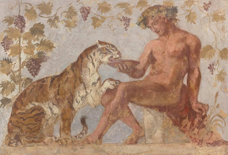 Bacchus ja tiikeri - Eugène Delacroix