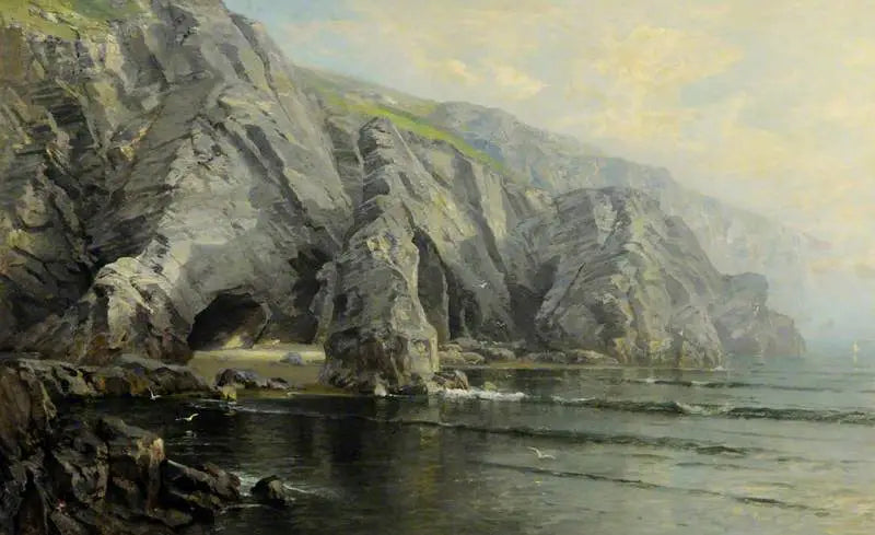 Moulin Huetin lahti, Guernsey - William Trost Richards
