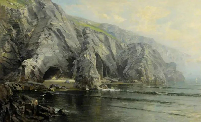 Moulin Huetin lahti, Guernsey - William Trost Richards