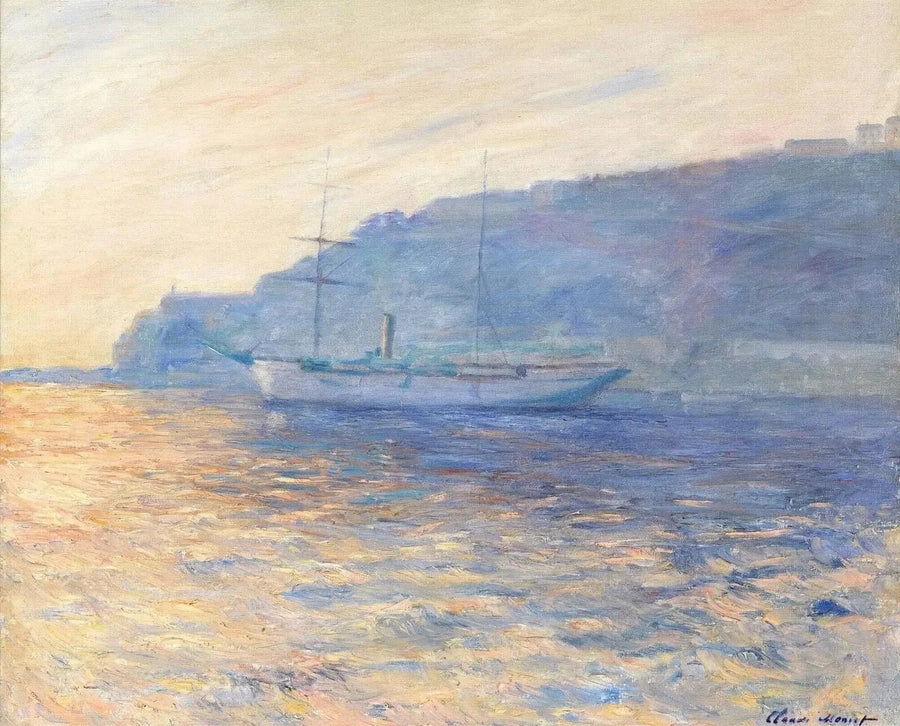 The Bay of Monaco W891b - Claude Monet