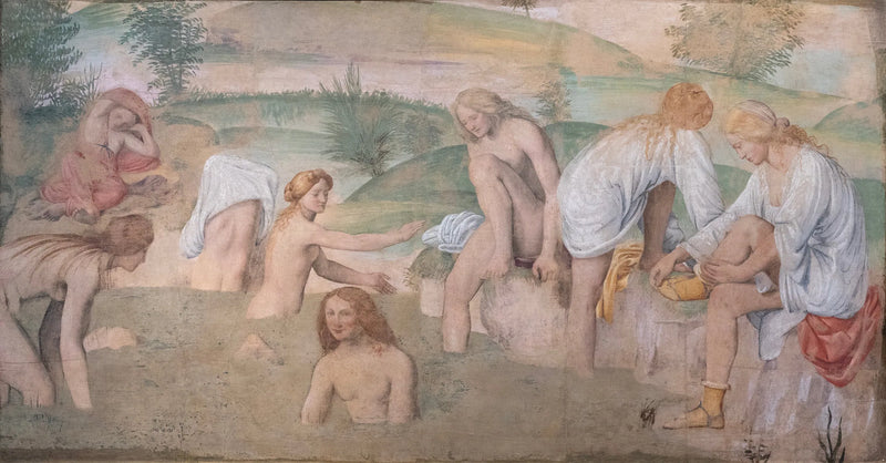 Tyttöjen uinti - Bernardino Luini