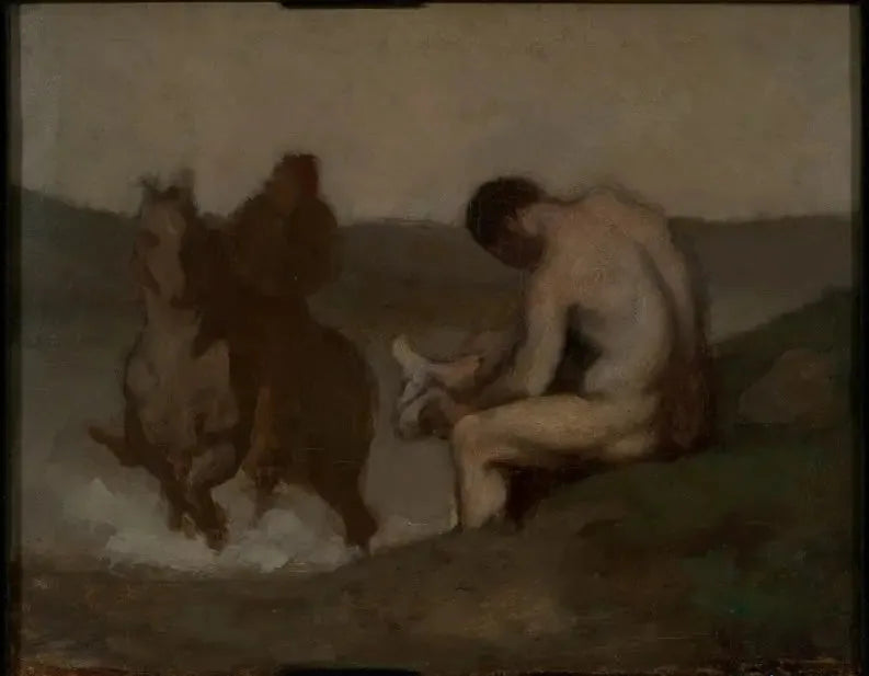 Uiminen (L'Abreuvoir) - Honoré Daumier