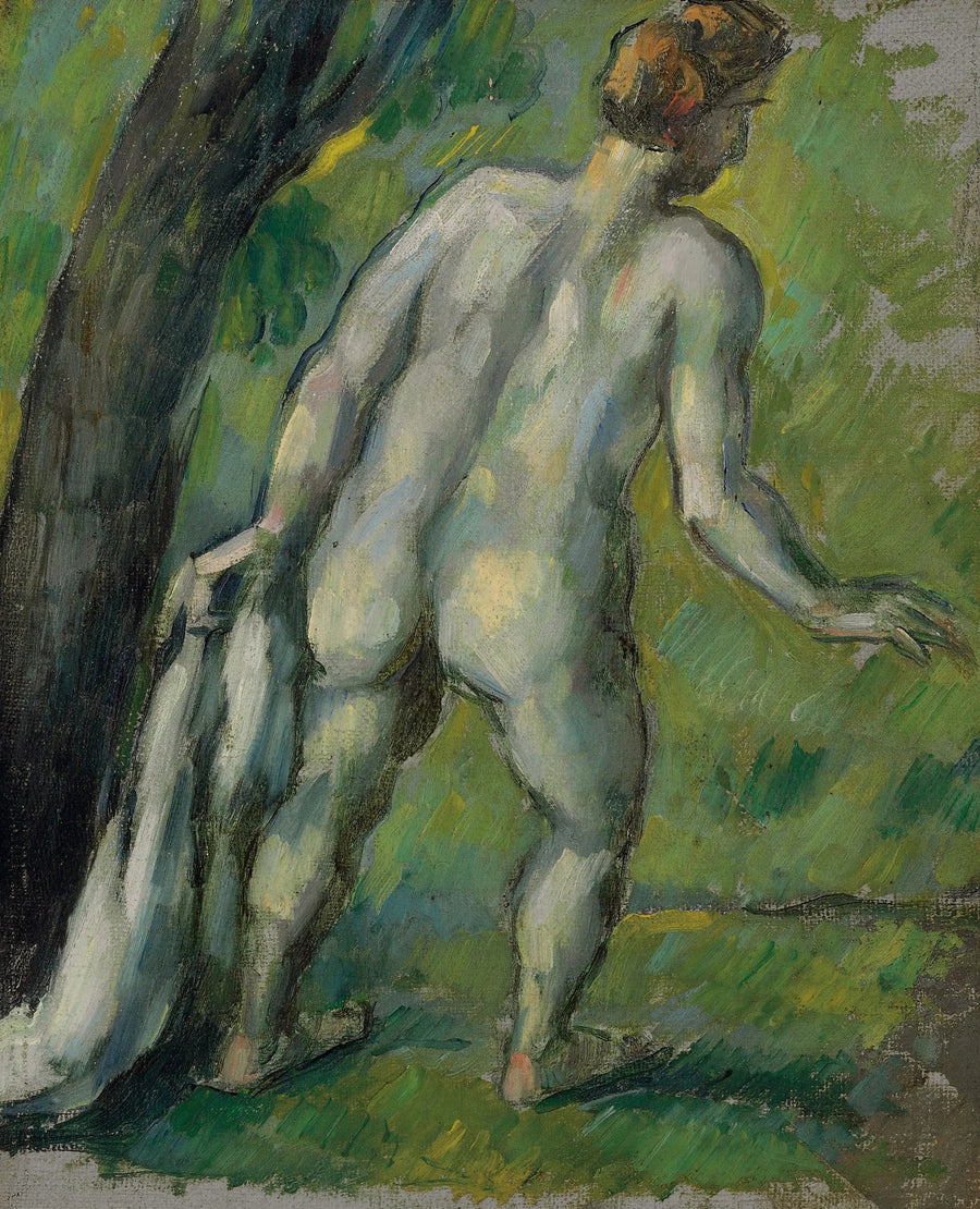 Uimari, nähtynä takaa - Paul Cézanne