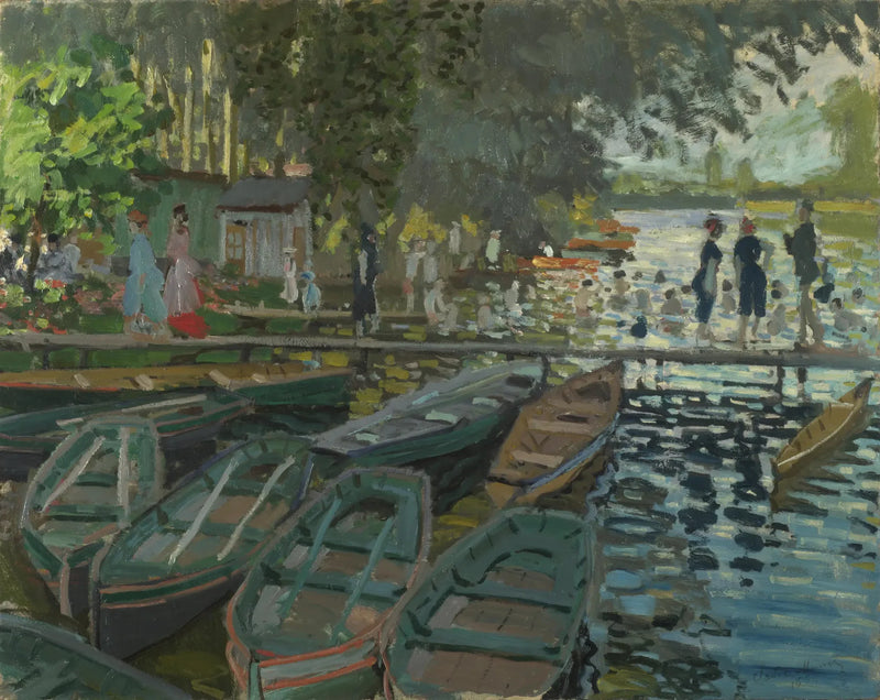 Uimareita Grenouillèressa - Claude Monet