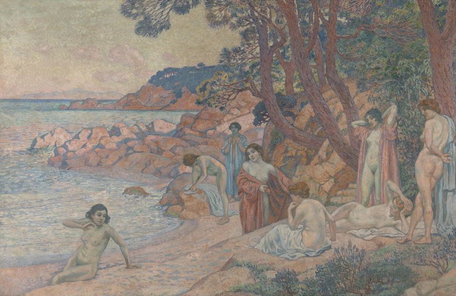 Uimareita Cap Bénatissa - Théodore van Rysselberghe